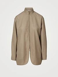 Zana Cotton Zip Shirt