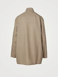Zana Cotton Zip Shirt