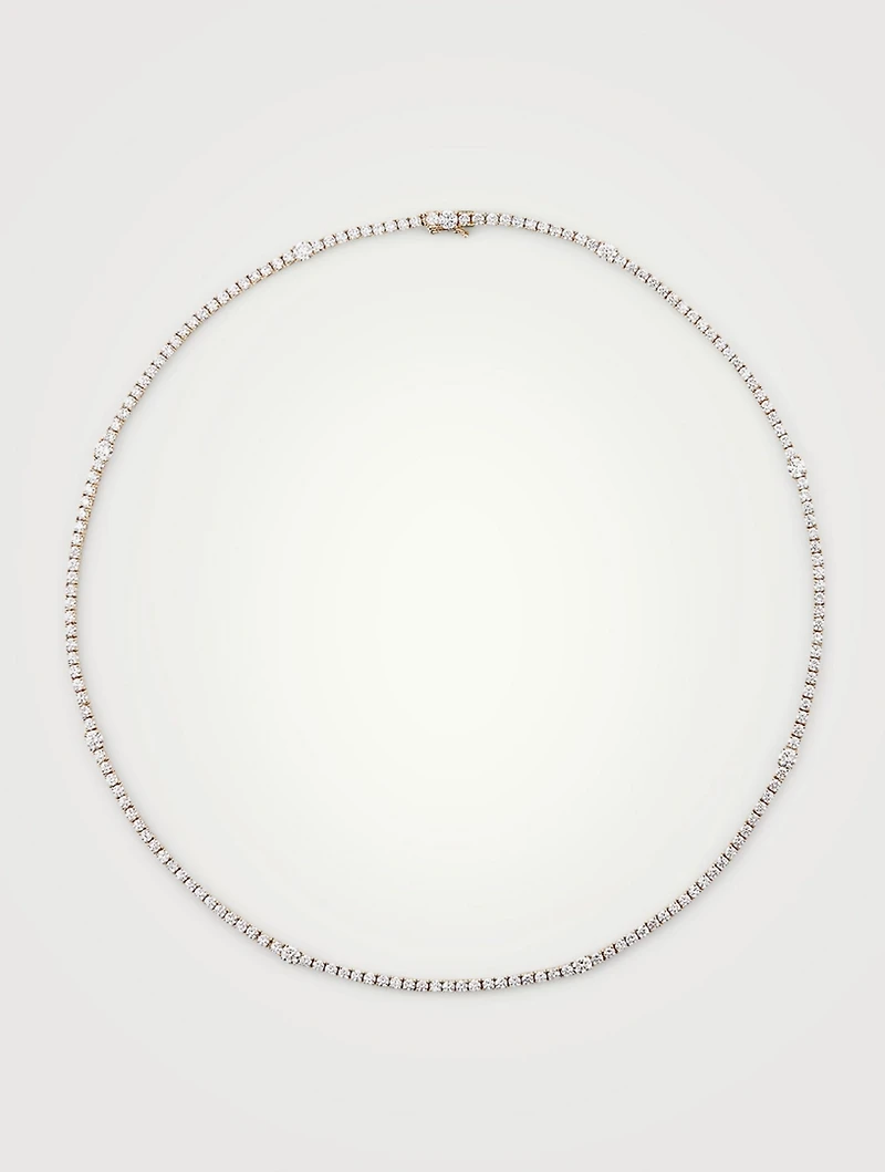Collins 18K Gold Diamond Necklace