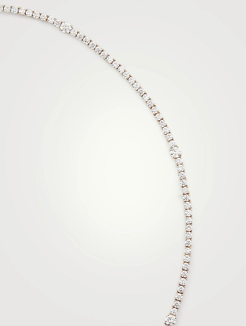 Collins 18K Gold Diamond Necklace