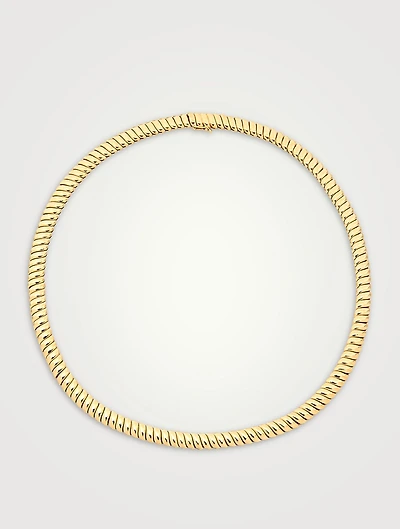 Zoe 18K Gold Choker Necklace