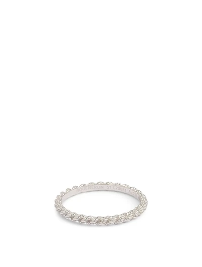 Serpent Bohème White Gold Wedding Band