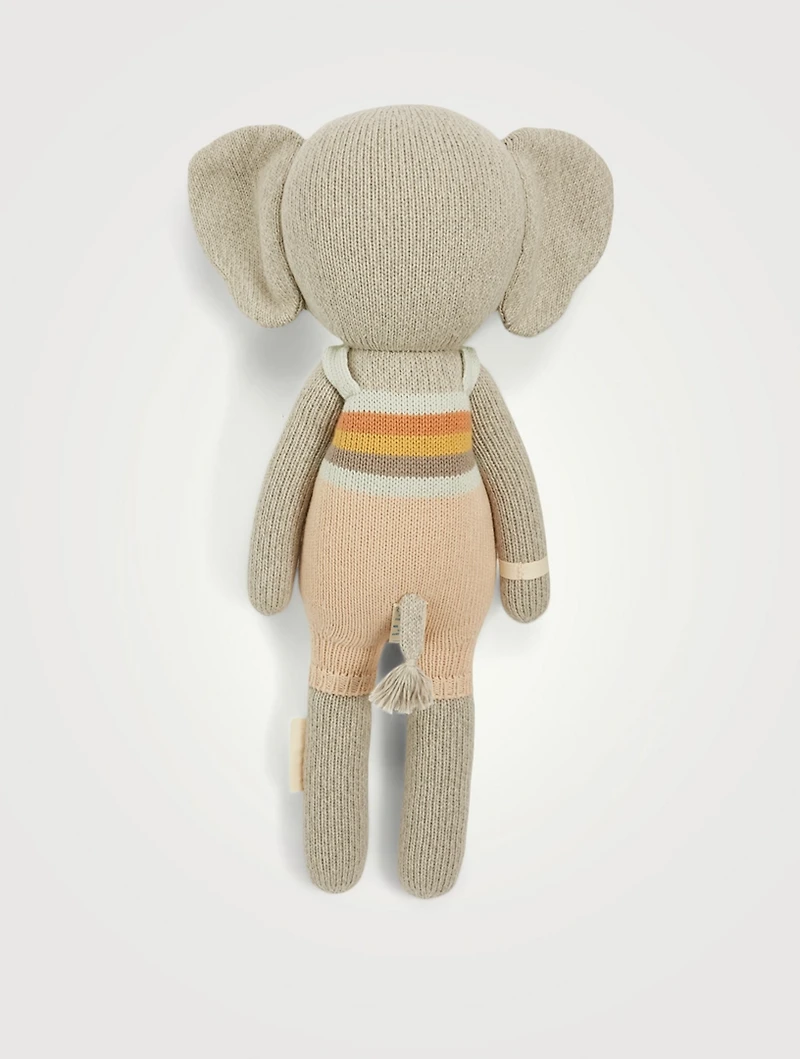 Evan The Elephant Knit Doll