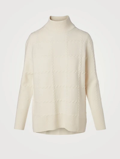 Wool And Cashmere Turtleneck Sweater