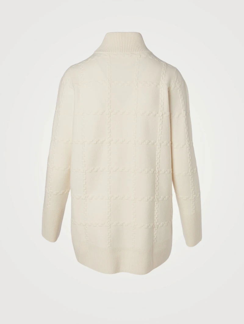 Wool And Cashmere Turtleneck Sweater