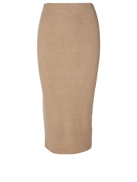 Wool And Cashmere Midi Skirt
