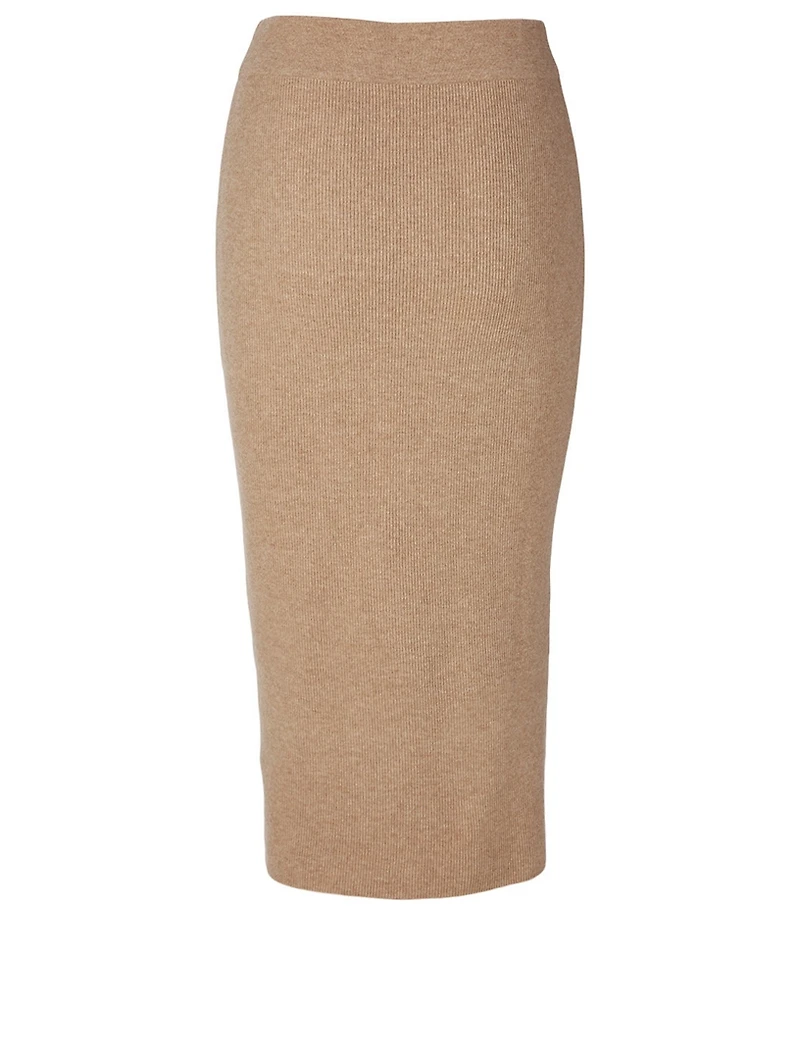 Wool And Cashmere Midi Skirt
