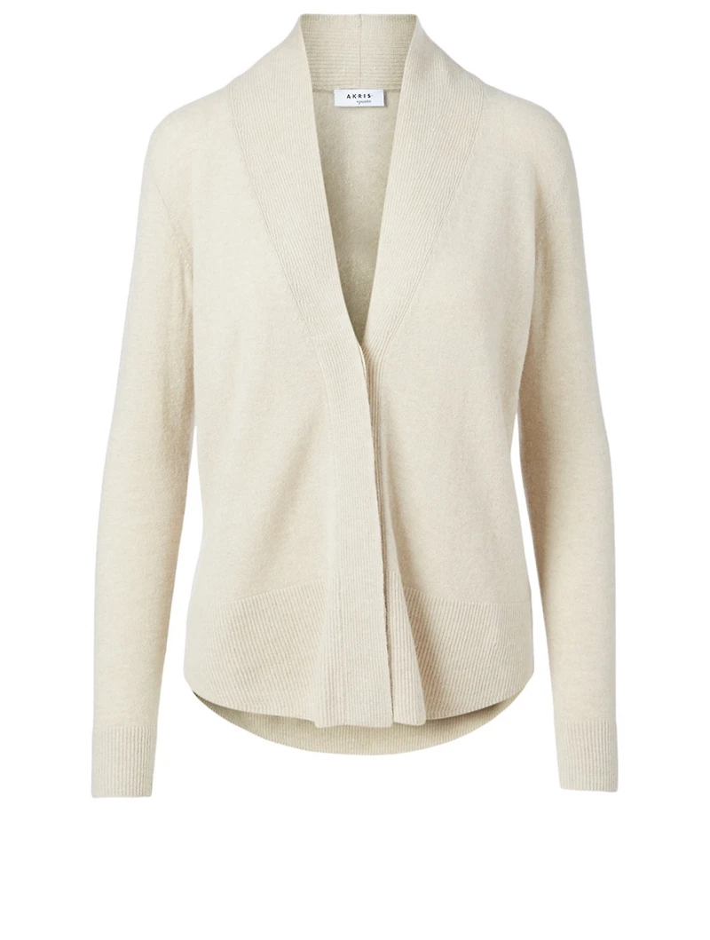 Wool And Cashmere V-Neck Cardigan