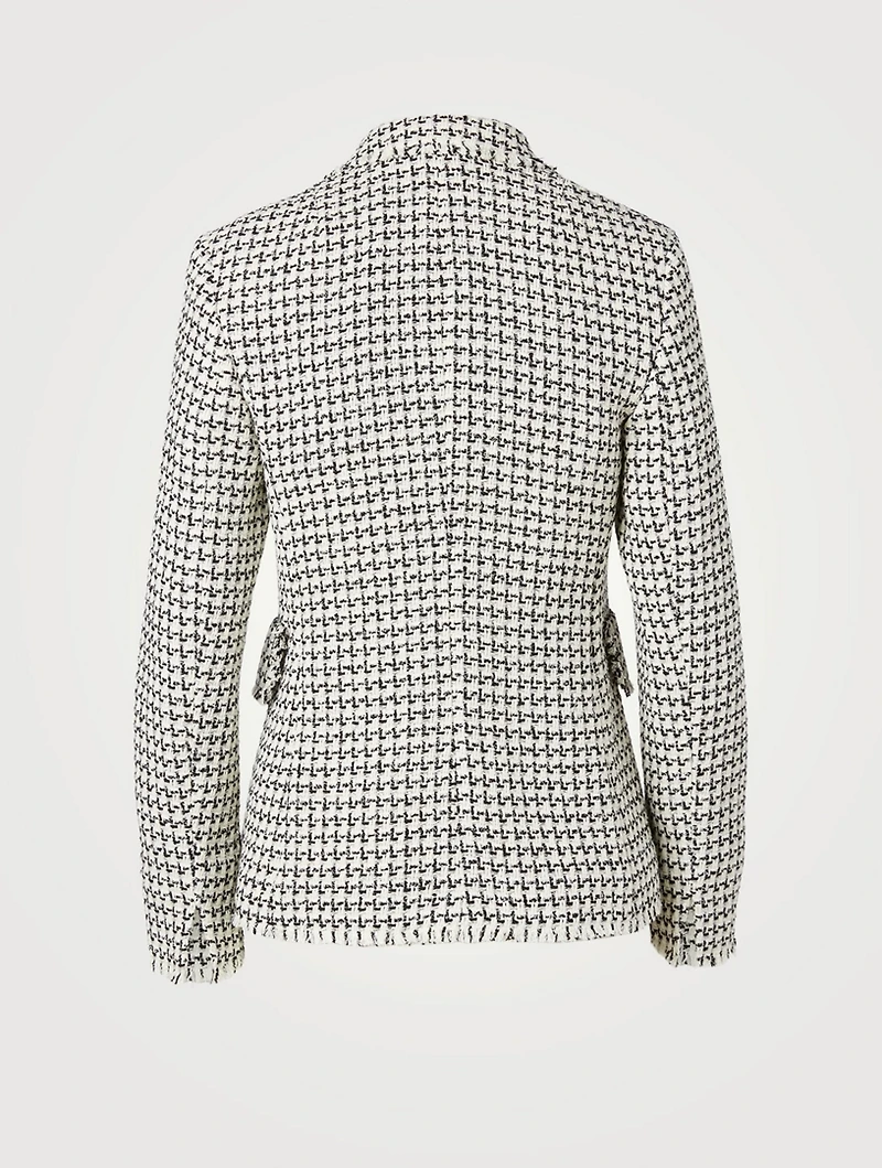 Tweed Double-Breasted Blazer
