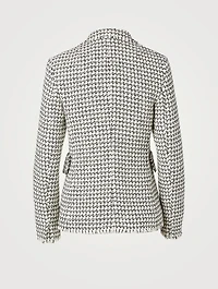 Tweed Double-Breasted Blazer