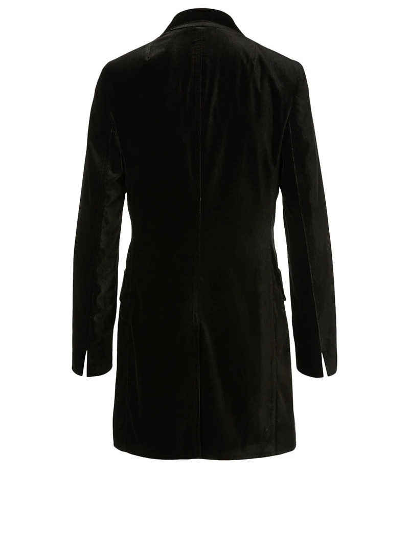 Velvet Long Blazer