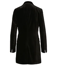 Velvet Long Blazer