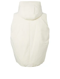 Down Vest With Hood