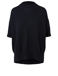 Cashmere Short-Sleeve Sweater