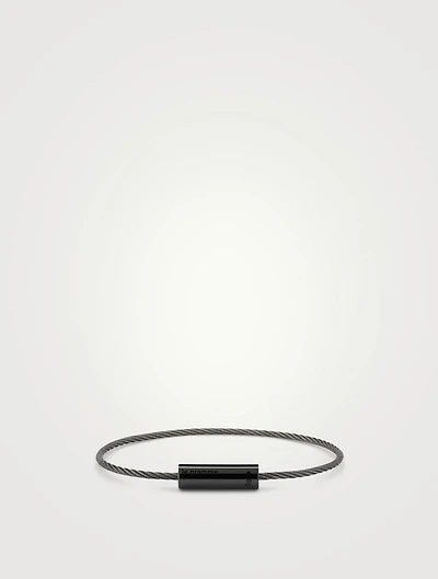 5g Polished Ceramic Cable Bracelet