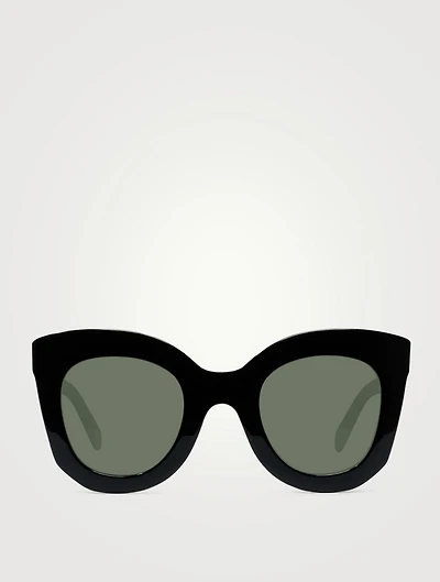 Round Cat-Eye Sunglasses