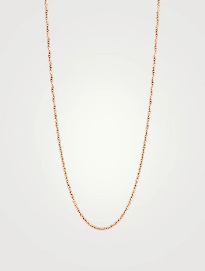 24-Inch 18K Rose Gold Chain