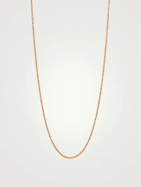 24-Inch 18K Rose Gold Chain