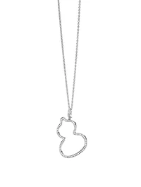 Wulu 18K White Gold Pendant With Diamonds