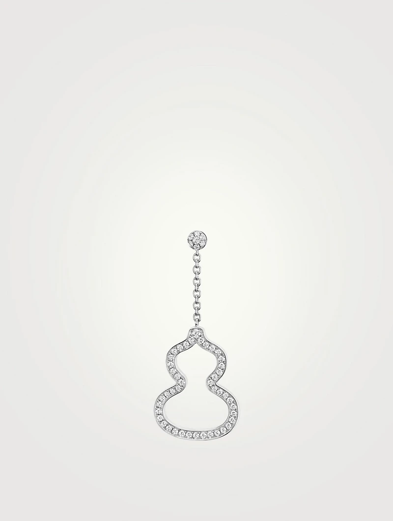 Wulu 18K White Gold Earring With Diamonds
