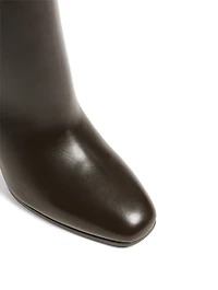 Jane 90 Leather Heeled Knee-High Boots