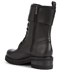 Camden Leather Combat Boots