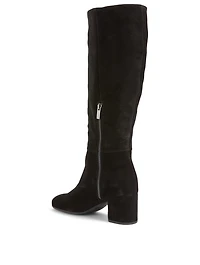 Jamie Suede Heeled Knee-High Boots