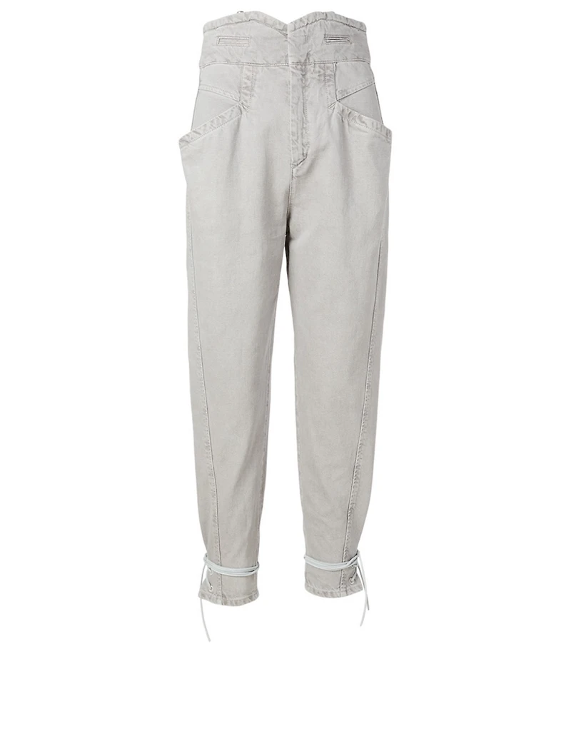 Nubaia High-Waisted Jeans