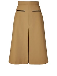Hazel Cotton Midi Skirt