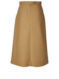 Hazel Cotton Midi Skirt
