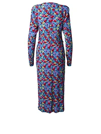Heather Midi Dress Floral Print