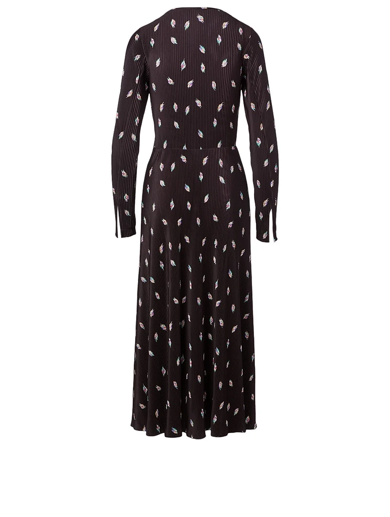 Number 7 Printed Midi Dress