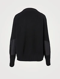 Wool And Nylon Crewneck Sweater