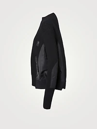 Wool And Nylon Crewneck Sweater