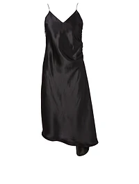 Satin Slip Midi Dress