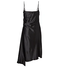 Satin Slip Midi Dress