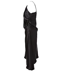 Satin Slip Midi Dress