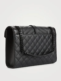 Medium YSL Monogram Leather Envelope Chain Bag
