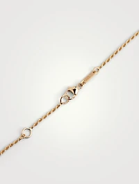 Small Serpent Bohème Gold Necklace With Citrine
