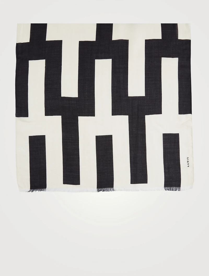 Mosaique Cashmere And Silk Scarf