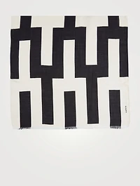 Mosaique Cashmere And Silk Scarf