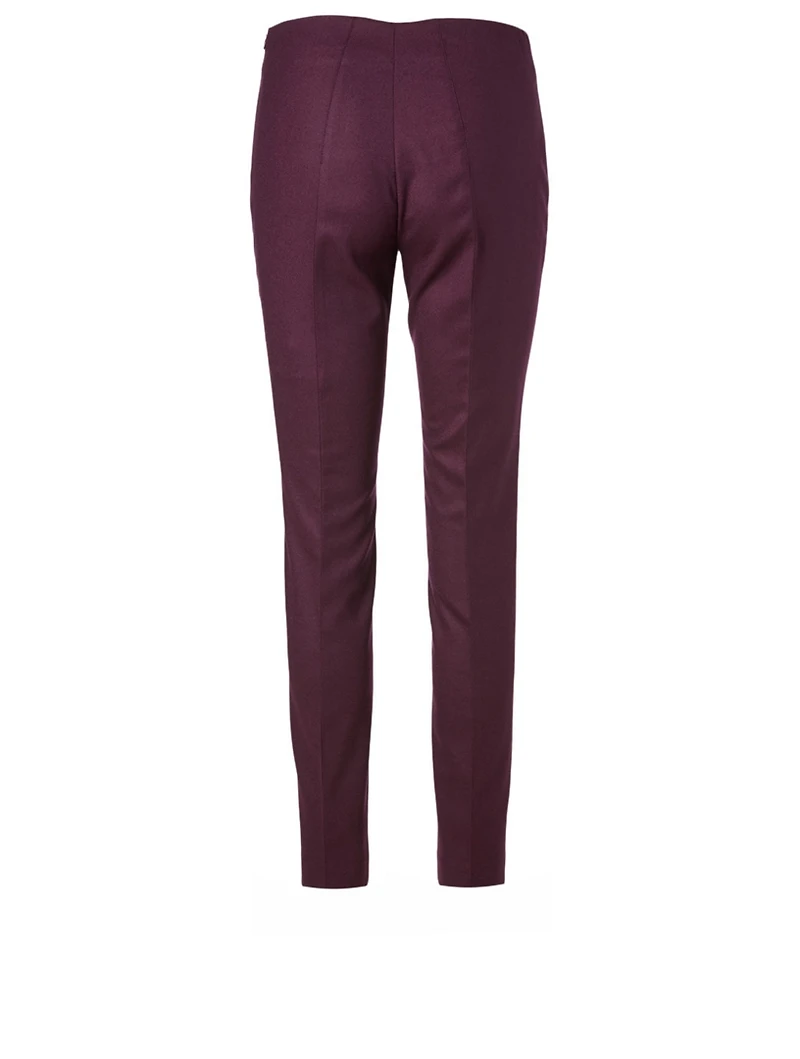 Wool Stretch Slim Pants