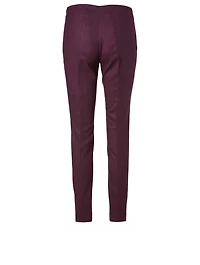 Wool Stretch Slim Pants