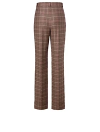Cashmere Pants Check Print