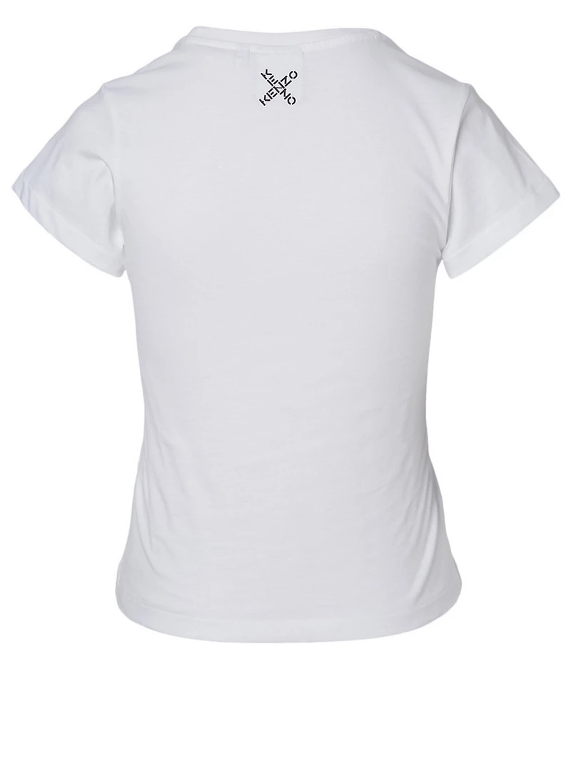 Cotton T-Shirt With Crisscross Logo