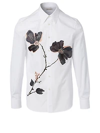 Cotton Shirt Poppy Print