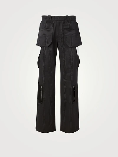 Satin Work Pants