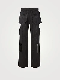 Satin Work Pants