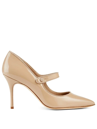 Campaine Patent Mary Jane Pumps