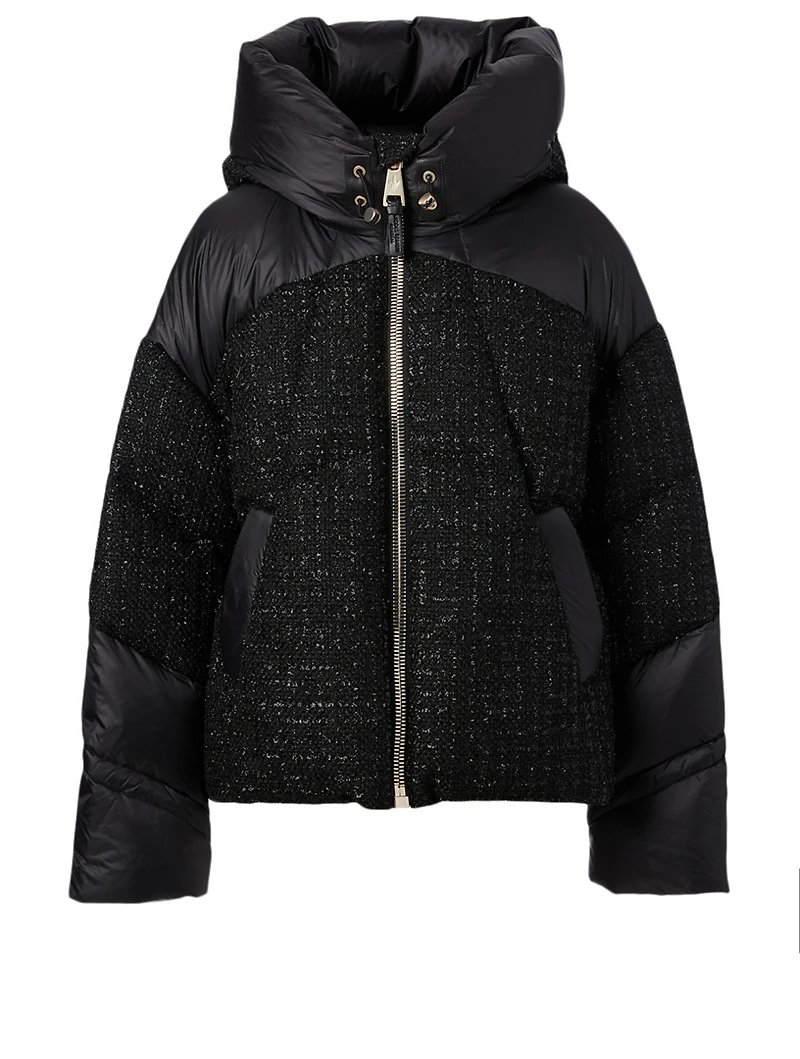 Matignon Tweed Down Puffer Jacket